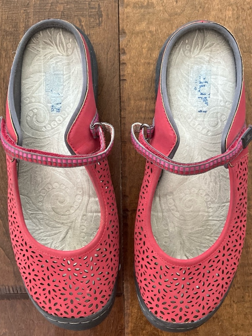 JBU by Jambu Bellerose Encore Mary Jane mule slip-on ballet sneakers Sz 10 - Picture 3 of 6